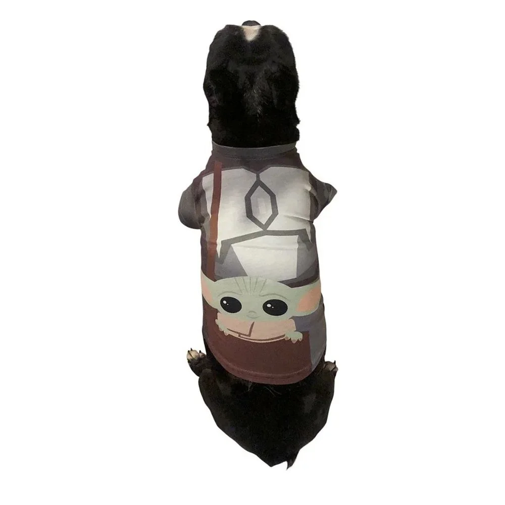 Star Wars Mandalorian Pet Tee Shirt Cat Dog